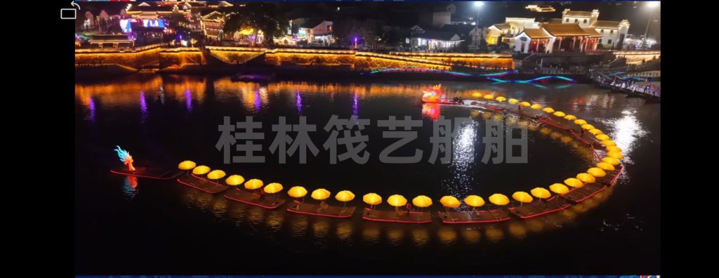 A06 夜游观光竹筏 产品图示二